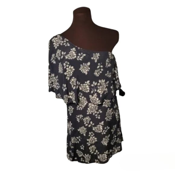 2 for $20 Flynn Skye Dress (NEW) Floral Off Shoulder Ruffle Size S - Picture 2 of 6